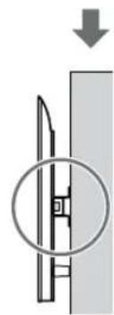 SONY KD-50X80L - Monteringssted for baseadapter ① - 13