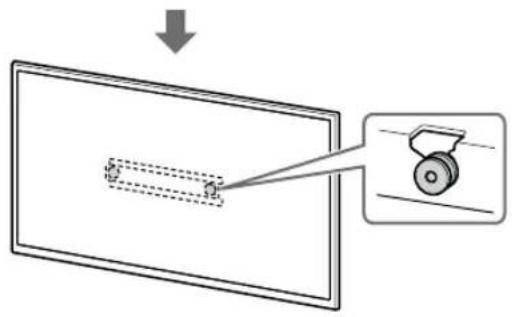 SONY KD-50X80L - Installer TV'et eller LCD-skærmen på basen (20) Ⓐ eller baseadapteren Ⓘ. - 3