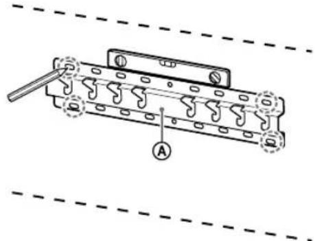 SONY KD-50X80L - Εάν επιλεγεί η λεπτή τοποθέτηση (2-b): - 1