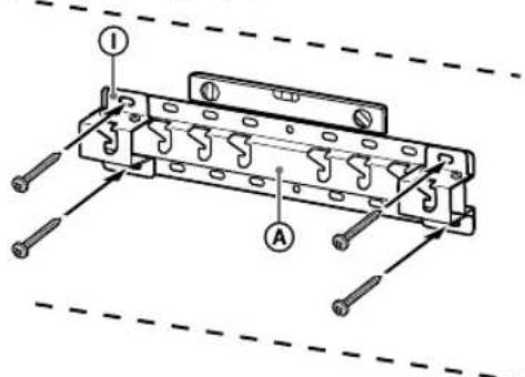 SONY KD-50X80L - Εάν επιλεγεί η τυπική τοποθέτηση (2-α): - 1