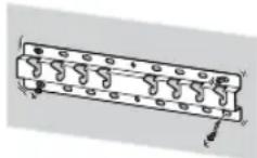 SONY KD-50X80L - Achten Sie darauf, die Wandhalterung entsprechend den Anweisungen in dieser Anleitung sicher an der Wand zu montieren. - 1