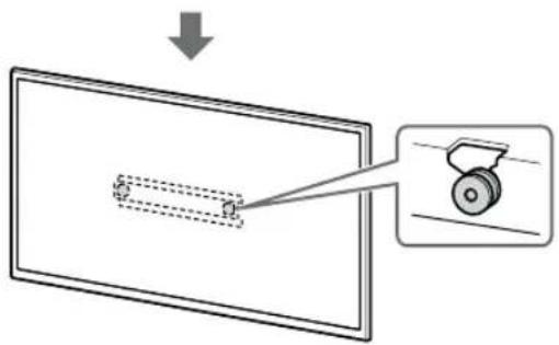 SONY KD-50X80L - Montieren Sie das Fernsehgerät oder den LCD-Monitor auf der Grundplatte (20) Ⓐ oder dem Grundplattenadapter ①. - 7