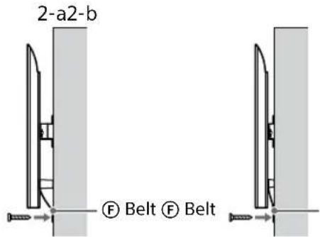 SONY KD-50X80L - Preventing the bottom of the TV or LCD Monitor from shifting. - 1