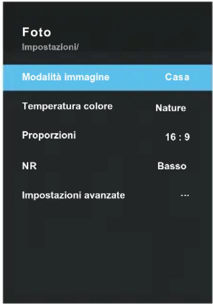 Blue 55BU800 - Configurare il Menu Immagine - 1