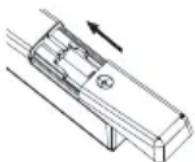 Blue 43BU800 - Installer les piles dans la télécommande - 3