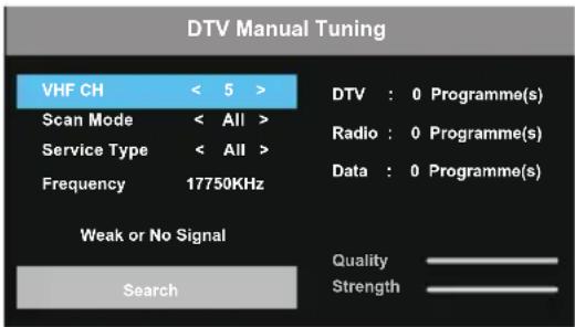 Blue 43BU800 - Configuring the Channel Menu - 2