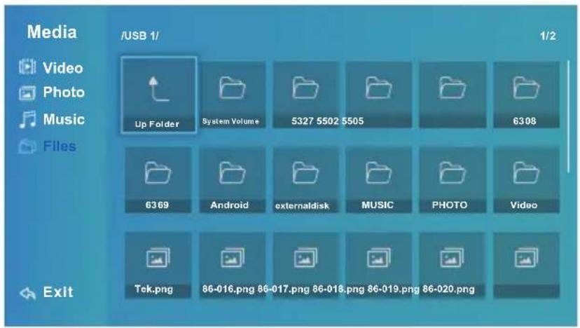 Blue 43BU800 - Main Operating Interface - 1