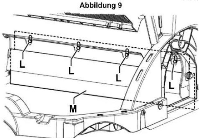 NILFISK SW900 - Kontrolle der vorderen Schmutzfangklappe und Prüfung/Einstellung der hinteren Schmutzfangklappe - 5