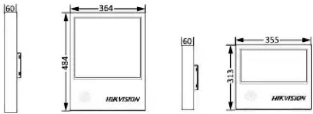 Hikvision DS-TVL121-9-6D - Розміри - 1
