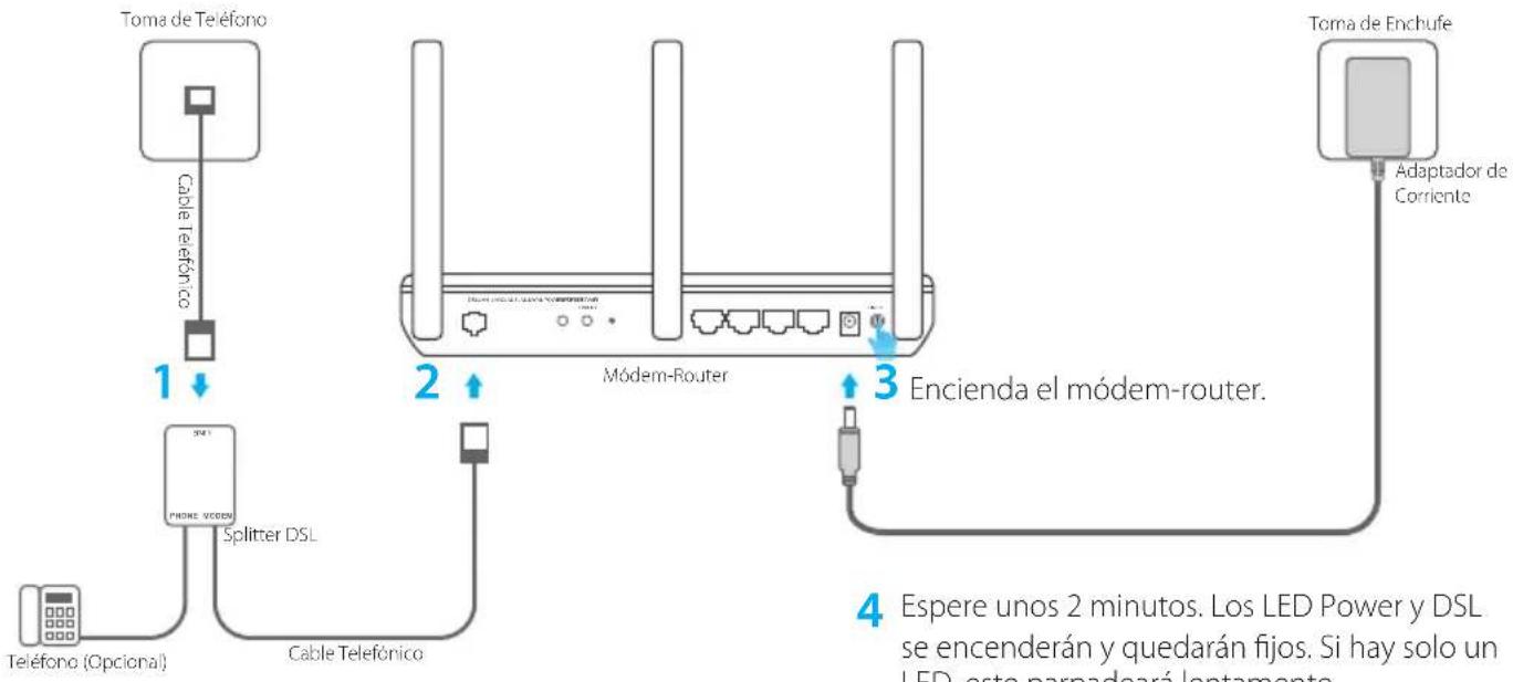 TP-LINK Archer VR1200v - Conexión del Hardware - 1