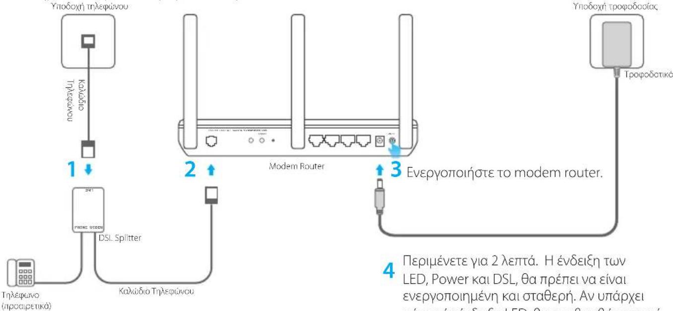 TP-LINK Archer VR1200v - Σύνδεση της Συσκευής - 1