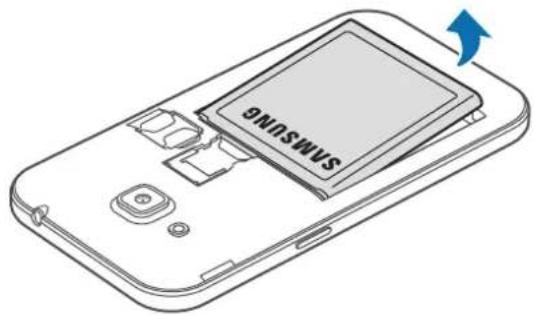 SAMSUNG Galaxy Core 3 - Retirer la carte SIM ou USIM et la batterie - 1