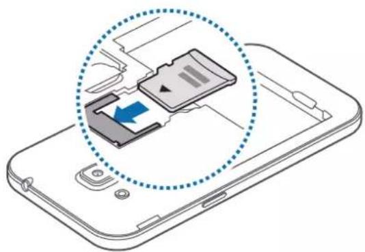 SAMSUNG Galaxy Core 3 - Installer une carte mémoire - 3