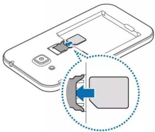SAMSUNG Galaxy Core 3 - Installer la carte SIM ou USIM et la batterie - 5