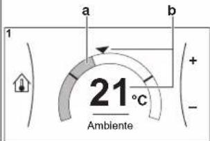 DAIKIN EABX16DA9W - Para cambiar la temperatura ambiente deseada - 1