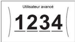 Utilisateur avancé 1234