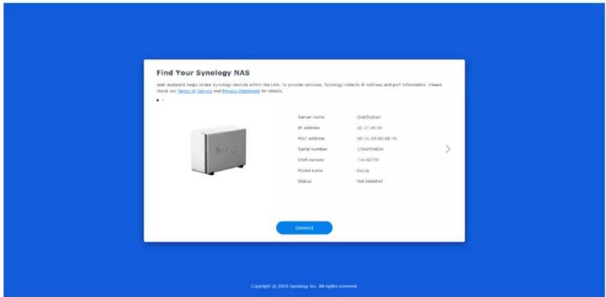 SYNOLOGY DS223j - Installation de DSM avec Web Assistant - 1