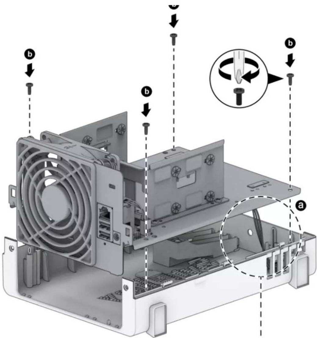SYNOLOGY DS223j - Pour retirer le ventilateur défectueux - 9