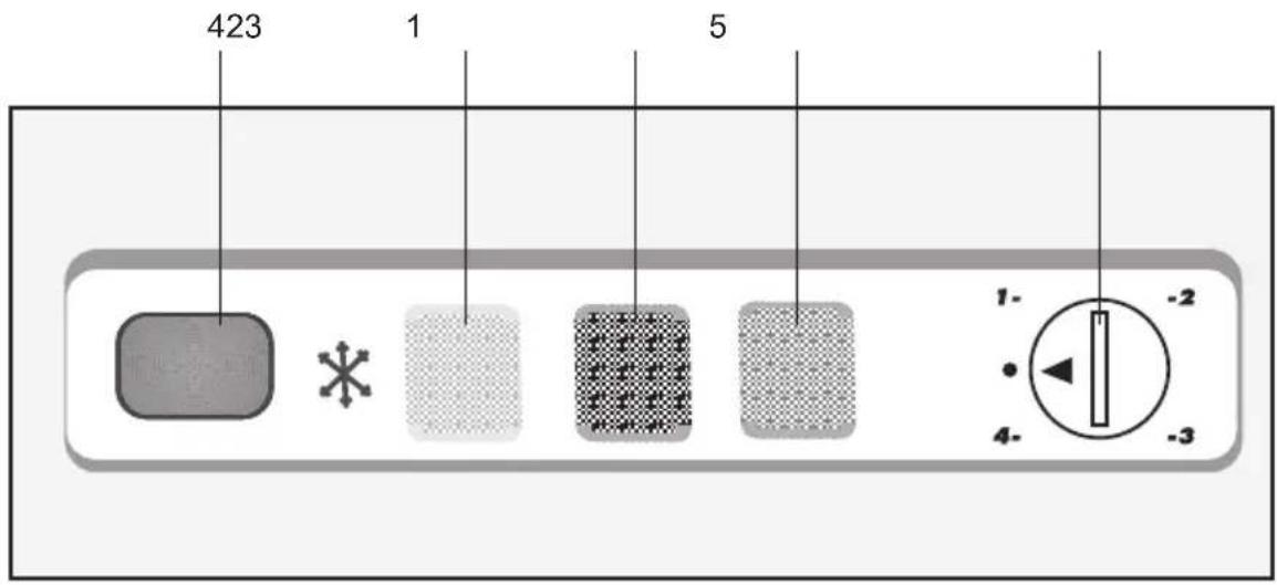 BEKO FNE1074N - LED-Anzeigen und Bedienfeld - 1