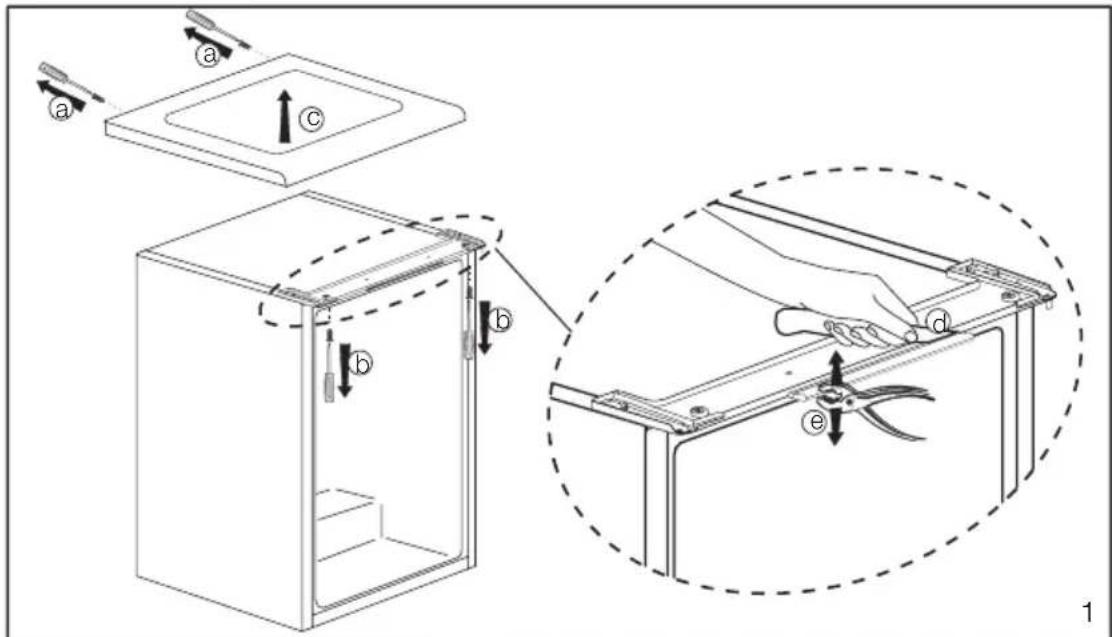 BEKO FNE1074N - Stelvoetjes aanpassen - 3