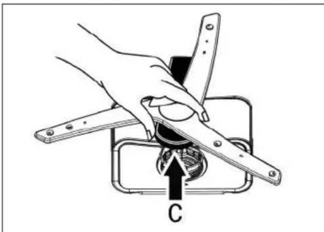 BEKO BDIN38440 - Bras de lavage inférieur - 2