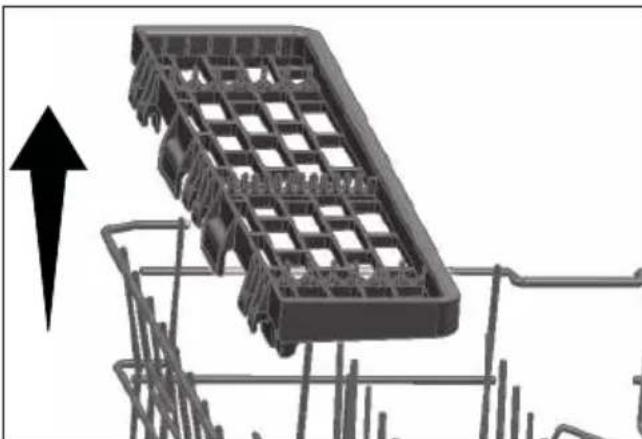 BEKO BDIN38440 - Support multifonction du panier supérieur - 2