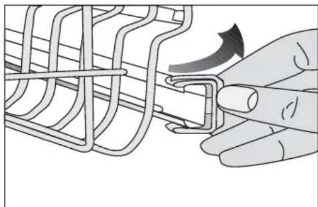 BEKO BDIN38440 - Réglage en hauteur du panier vide - 1