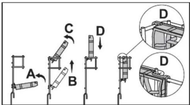 BEKO BDIN38440 - Support multifonction/à hauteur ajustable du panier inférieur - 4