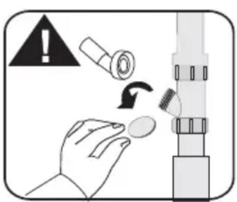 BEKO BDIN38440 - Raccordement du conduit d'évacuation - 3