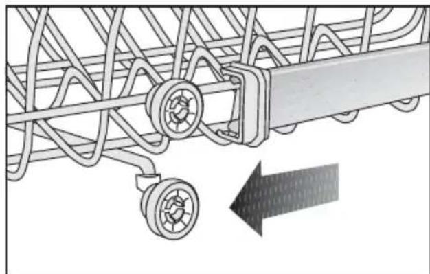 BEKO BDIN38440 - Réglage en hauteur du panier vide - 2