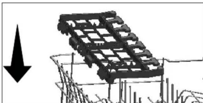 BEKO BDIN38440 - Grille de service multifonction du panier supérieur - 3