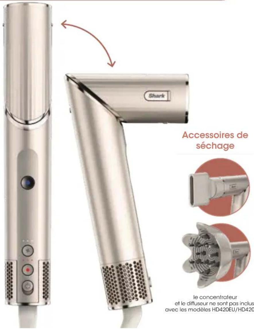 SHARK FlexStyle HD424SLEU - Sommaire - 1