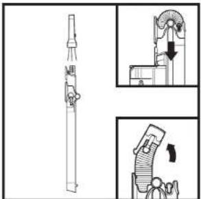 SHARK Stratos IZ400EU - Checking for Blockages In the Handheld Vacuum: - 1