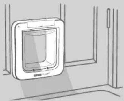 SureFlap Microchip Pet Door Connect - Inside vs outside - 1