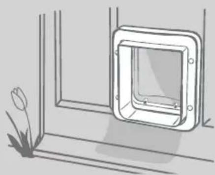 SureFlap Microchip Pet Door Connect - Inside vs outside - 2