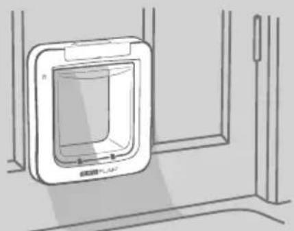 SureFlap Microchip Pet Door Connect - Intérieur et extérieur - 1