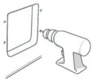 SureFlap Microchip Pet Door Connect - Halten Sie sich bei der Verwendung von Elektrowerkzeugen stets an die Sicherheitsanweisungen für das Produkt. - 4
