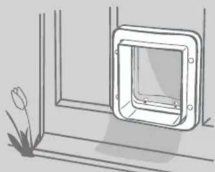 SureFlap Microchip Pet Door Connect - Intérieur et extérieur - 2