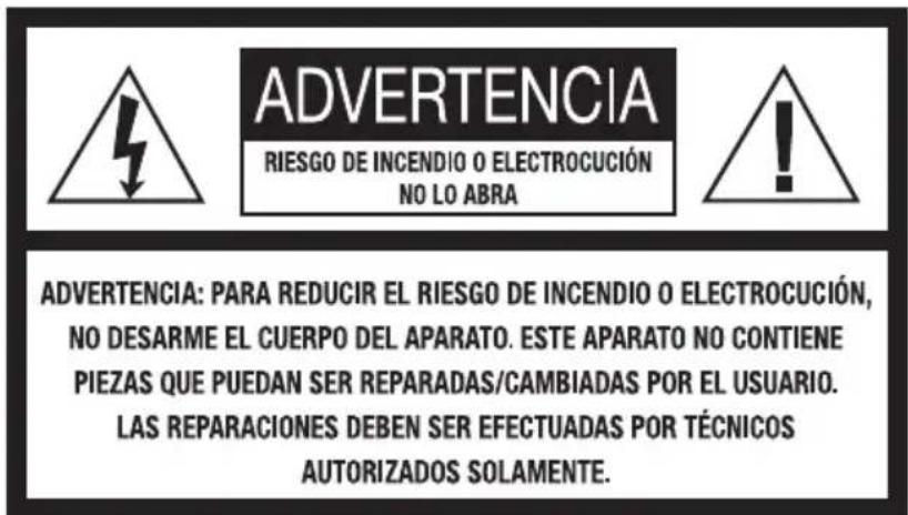 Waring Commercial Luna WSM10L - ADVERTENCIA: RIESGO DE INCENDIO O DESCARGA ELÉCTRICA - 3