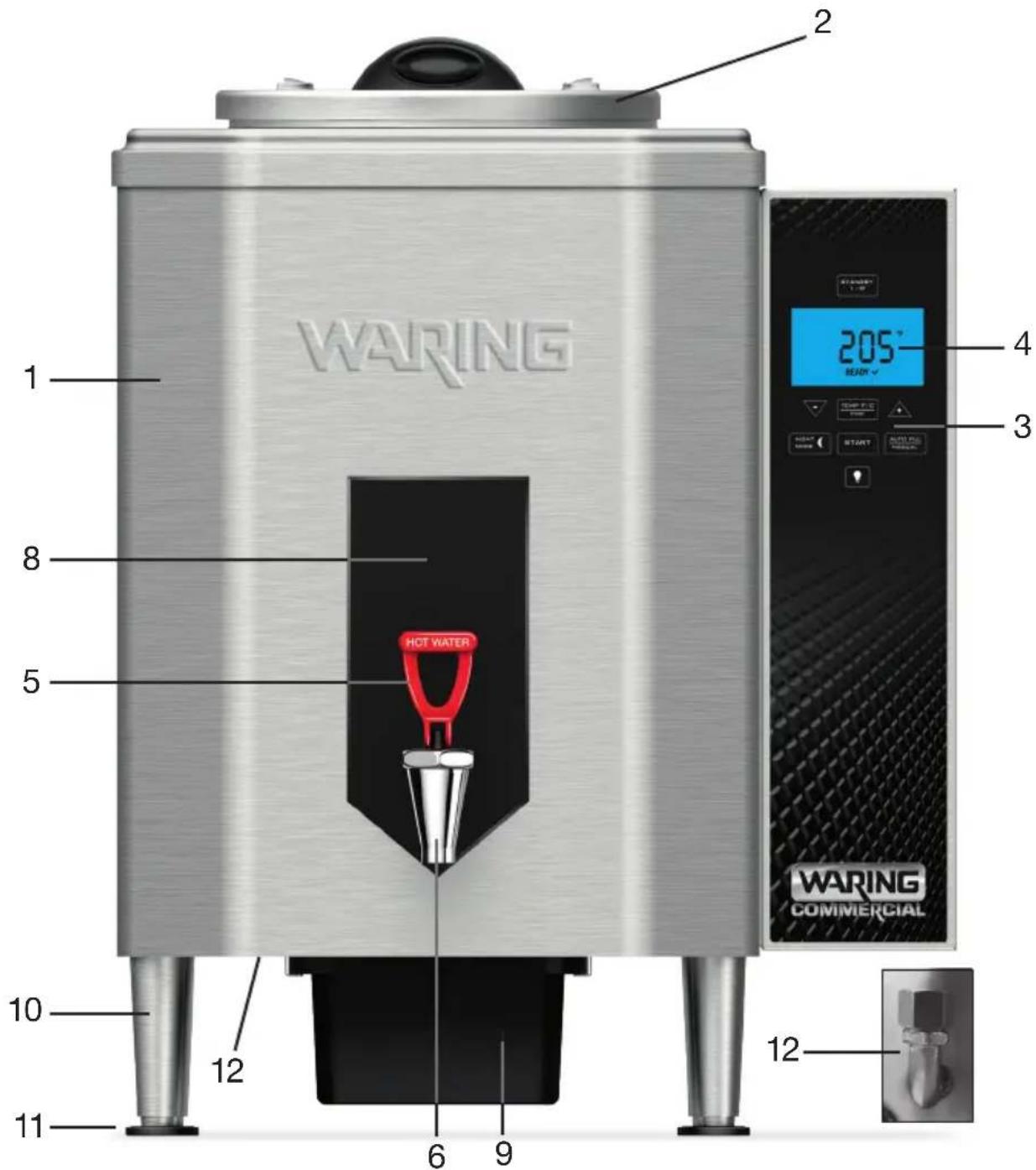 Waring Commercial WWB10GC - PIÈCES - 1