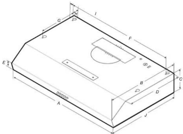 SAMSUNG NK30B3500US - Para instalaciones con ventilación rectangular de 3 ^1/4 "x 10" (8.3 x 25.4 cm) - 1