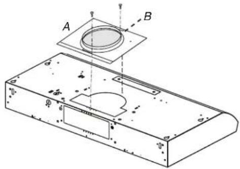 SAMSUNG NK30B3500US - 7" (17.8 cm) Round Vent Mounting Plate - 1