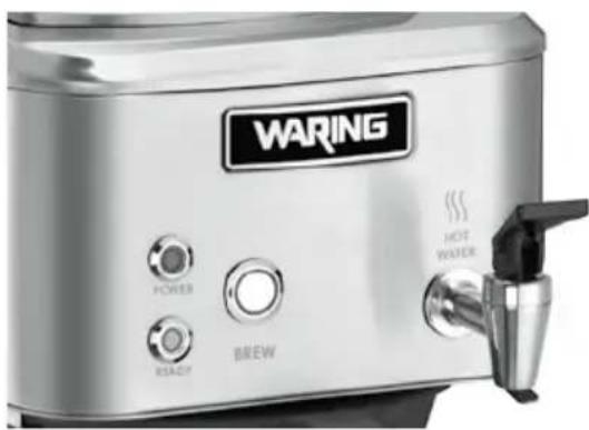 Waring Commercial Café Deco WCM60PT - Luz de listo - 1