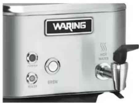 Waring Commercial Café Deco WCM70PAP - Robinet d'eau chaude - 1