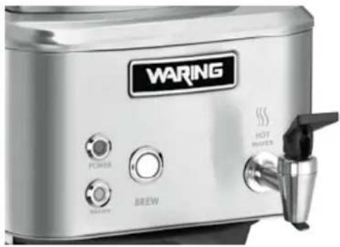 Waring Commercial Café Deco WCM50P - Bouton BREW - 2