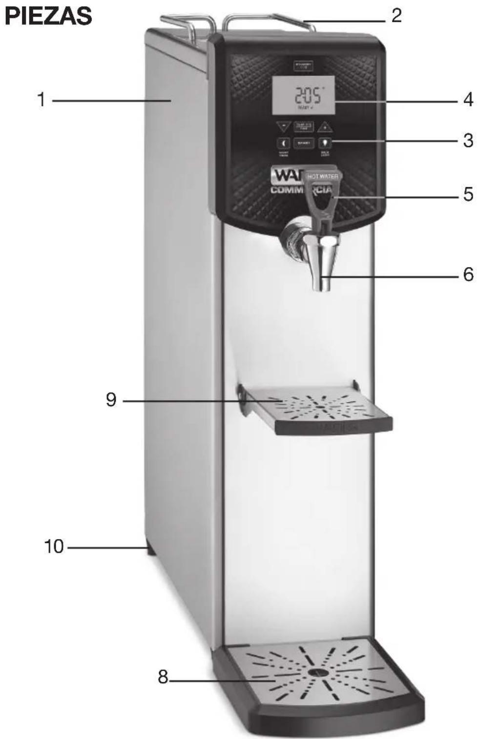 Waring Commercial WWB5G - ADVERTENCIA - 4