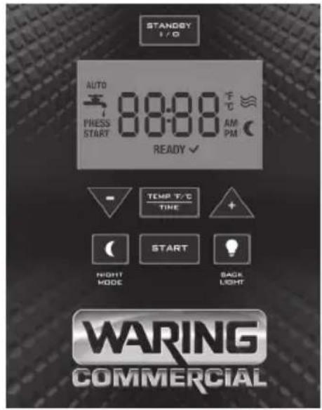 Waring Commercial WWB3G - PANTALLA DIGITAL Y CONTROLES - 7