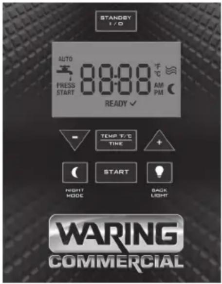 Waring Commercial WWB3G - DIGITAL DISPLAY & CONTROLS - 7