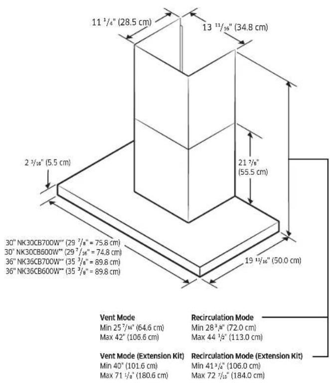SAMSUNG NK36CB600W12 - Installation Requirements - 1