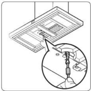 SAMSUNG NK36CB600W12 - Connect the filter support cable - 2